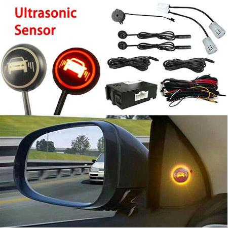 Araba kör nokta izleme sistemi ultrasonik sensör mesafe yardımcı şerit değiştirme